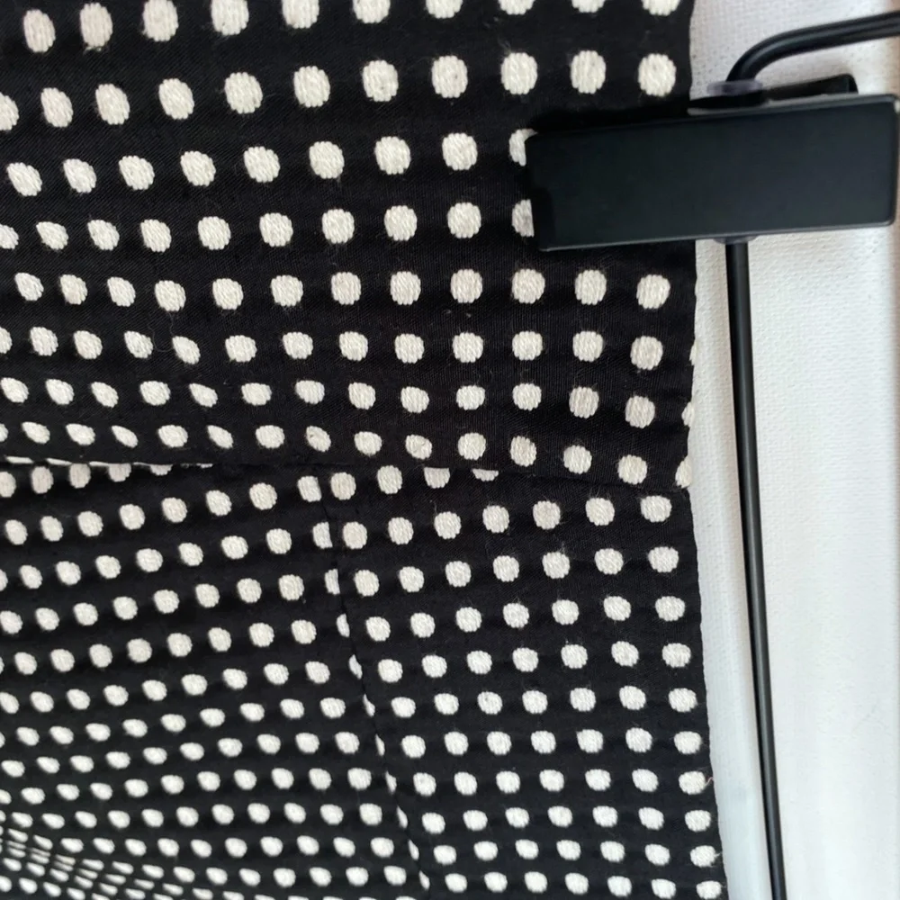 LOFT polka dot‎ Black & White skirt, Size 2